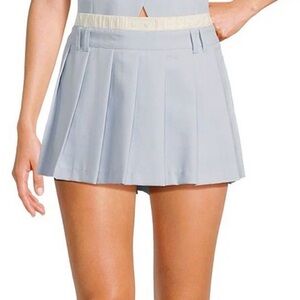 NIA Fennel Light Blue Micro Pleated Skort – Size XS/S